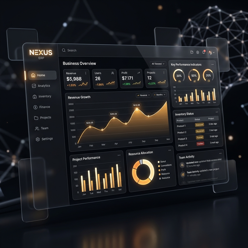 Arcitech Dashboard Mockup